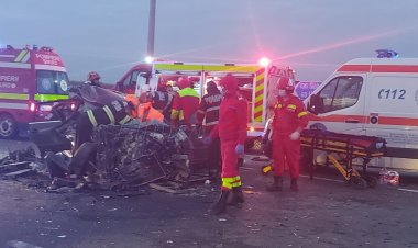 Accident rutier pe DN2A, în zona Hanului Kartali, la ieșire din Ovidiu