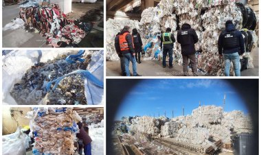 Sute de tone de deşeuri neconforme achiziţionate de o firmă, descoperite în urma unor percheziţii în trei judeţe