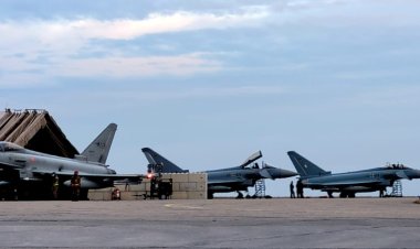 Trei aeronave Eurofighter Typhoon ale Forțelor Aeriene Germane au ajuns în România