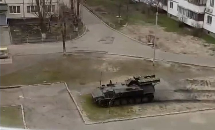 Tancurile rusești au intrat în Kiev