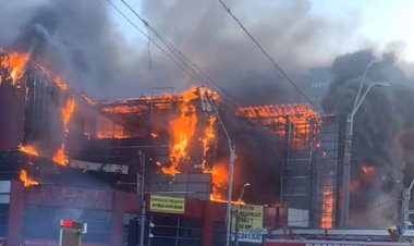 Incendiu puternic la magazinul Prosper din București.  A fost emisă o avertizare RO-ALERT
