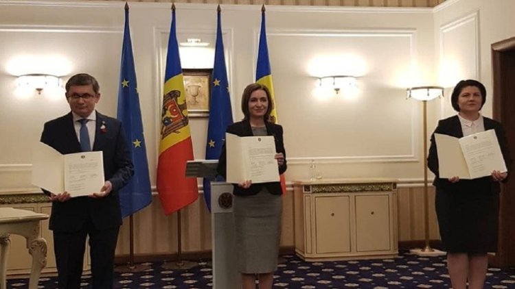 Maia Sandu a semnat cererea de aderare la Uniunea Europeană