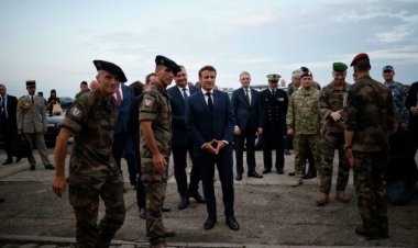 Preşedintele Franței, Emmanuel Macron a ajuns în România - FOTO