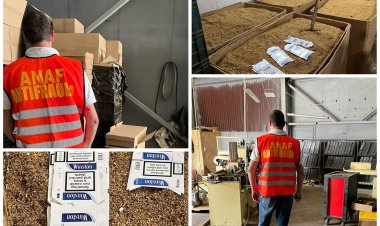 Fabrică clandestină de țigări descoperită în Buzău