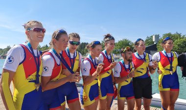 România a cucerit aurul la Europenele de canotaj în proba feminină de 8+1