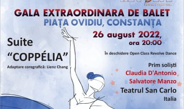 Gala Extraordinară de balet STARS GALA, în premieră OPEN AIR în Piața Ovidiu
