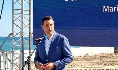 Tanczos Barna, prezent la Eforie Sud: În 12 săptămâni terminăm lucrările de lărgire a plajei