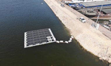 Proiect plutitor inedit de producere a energiei fotovoltaice, premieră în portul Constanța