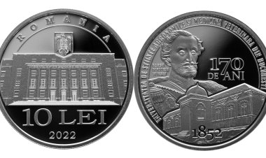 BNR lansează în circuitul numismatic o monedă din argint cu tema 170 de ani de la înființarea USAMV București