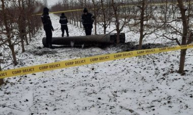 O rachetă a căzut în apropierea orașului Briceni din Republica Moldova