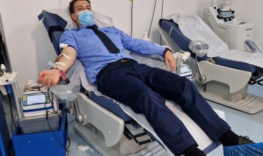 Jandarmii constănţeni au donat sânge Alexandra Gheţea: Suntem alături de tine, Alexandra!