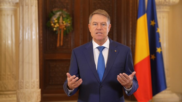 Iohannis, mesaj de Anul Nou: Privim cu speranță și încredere către noul an 2023