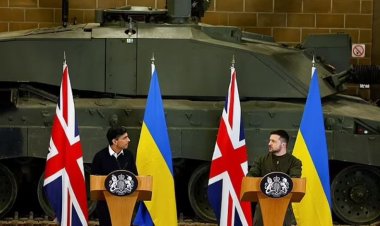 Zelenski: Premierul britanic Rishi Sunak şi-a exprimat dorinţa de a furniza Ucrainei avioane de luptă