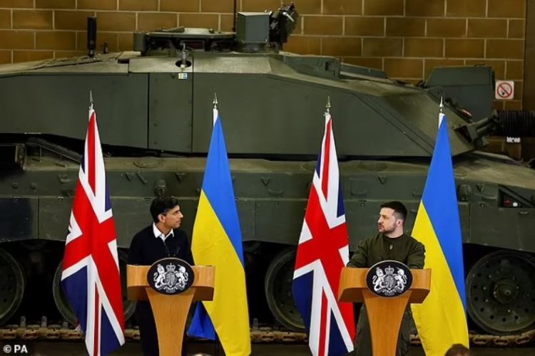 Zelenski: Premierul britanic Rishi Sunak şi-a exprimat dorinţa de a furniza Ucrainei avioane de luptă