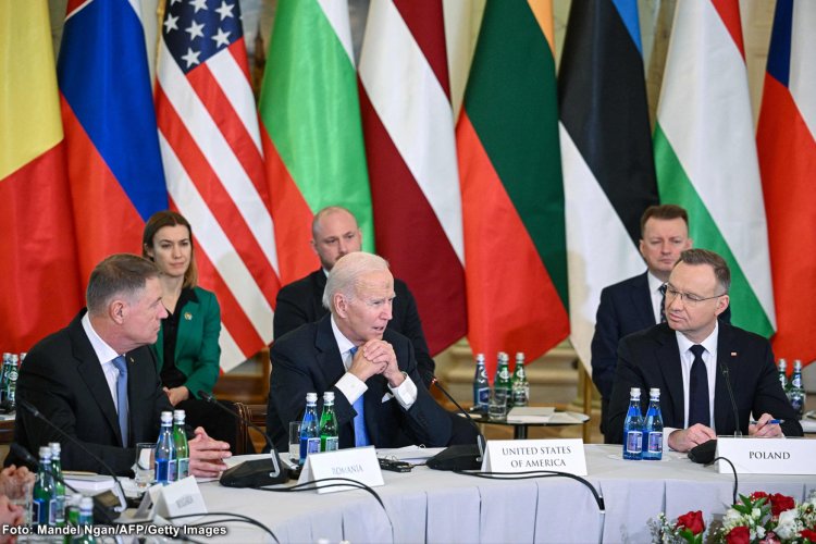 Biden: Sunteți în prima linie. Țările din jurul acestei mese au întărit NATO. Nu este în joc doar Ucraina, ci democrația
