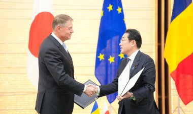 Preşedintele Klaus Iohannis şi premierul nipon Fumio Kishida au semnat Parteneriatul Strategic de colaborare