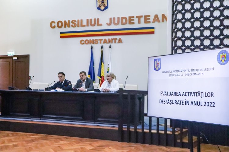 Bilanțul Comitetului Județean pentru Situații de Urgență Constanța, pentru anul 2022