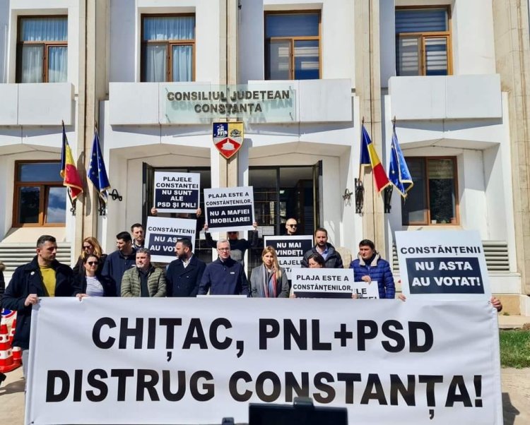USR Constanța îl acuză pe Vergil Chițac de vânzarea unei plaje în Mamaia președintelui PSD Constanța