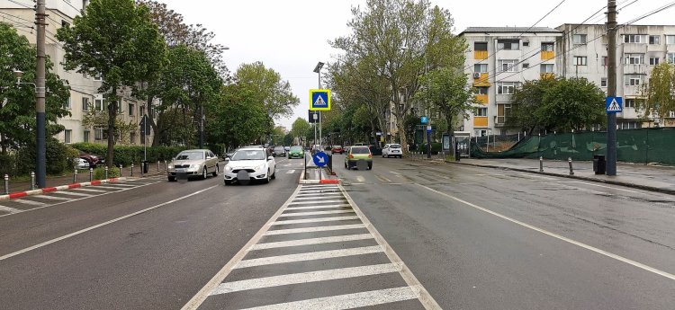 Trecerea de pietoni cu scuar de pe strada Soveja, se desființează