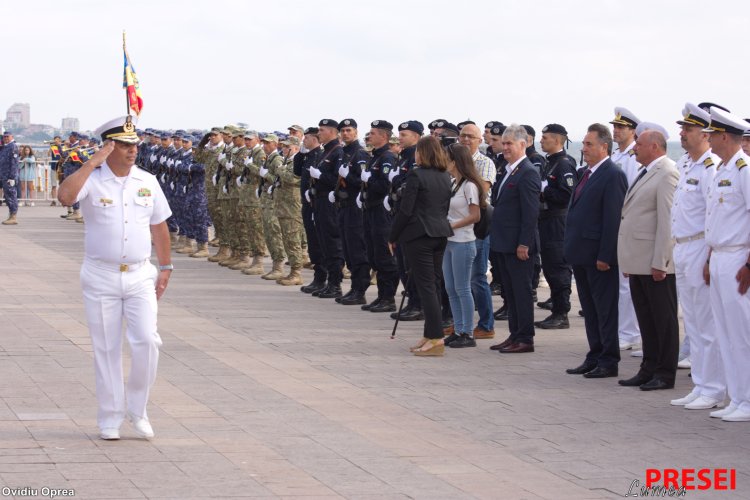 Ziua Drapelului Național, marcată la Constanța printr&o ceremonie religioasă și militară
