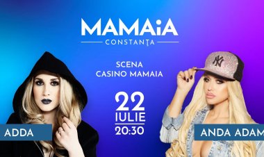 Spectacolul continuă la Mamaia: ADDA și Anda Adam cântă, sâmbătă, în piațeta Cazino