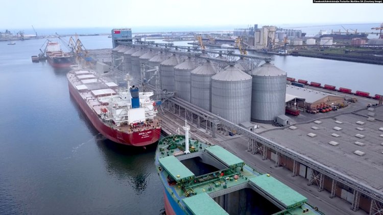 Ucraina a exportat peste 9 milioane de tone de cereale prin portul Constanţa