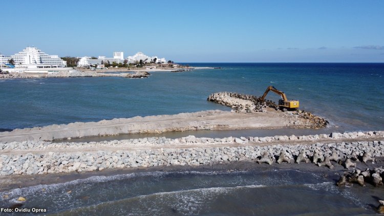 Se extinde plajele din sudul litoralului