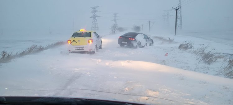 Codul roșu de viscol a pus stăpânire pe Județul Constanța. Drumurile din județ au fost închise