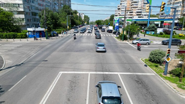 Sistemul de semaforizare din intersecția bulevardului Tomis cu strada Tulcea va fi oprit total