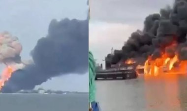 O rachetă ucraineană a scufundat un feribot rusesc plin de combustibil