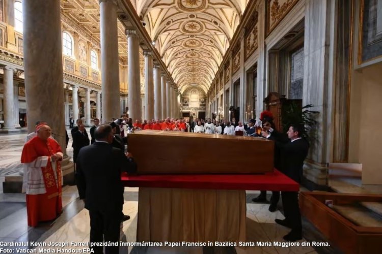 Suveranul pontif a fost înmormântat în bazilica Santa Maria Maggiore