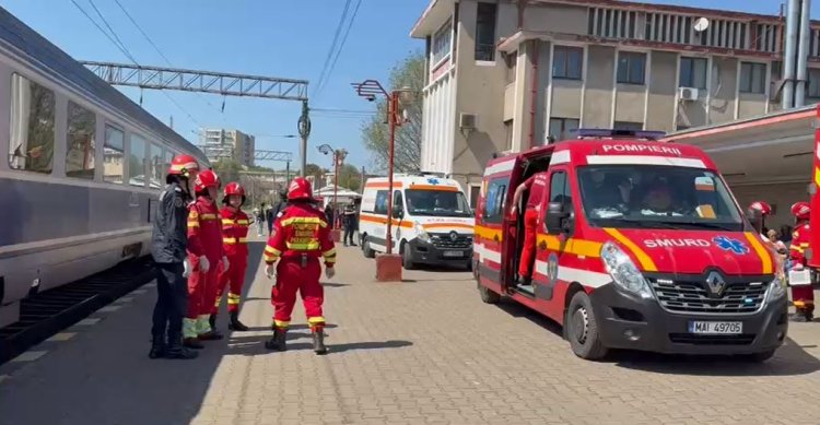 Accident feroviar în județul Constanța. A fost activat Planul Roșu de Intervenție