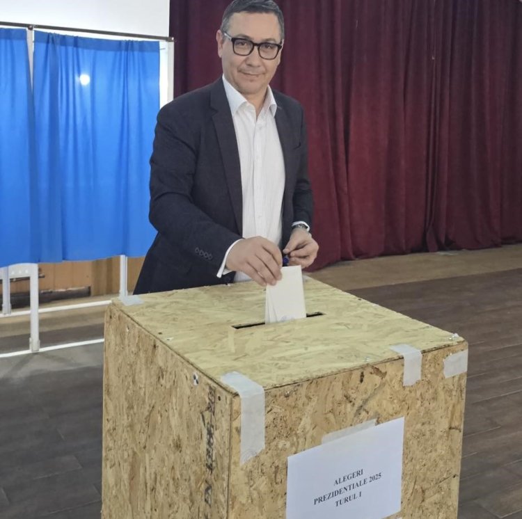 Ponta: Am votat pentru competență, seriozitate, hărnicie și pentru speranța că viitorul ne aparține