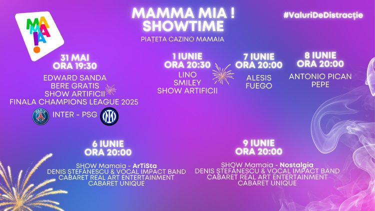 Startul verii se dă la Mamaia cu Valuri de Distracție! Concerte în aer liber și artiști de top în Piațeta Cazino