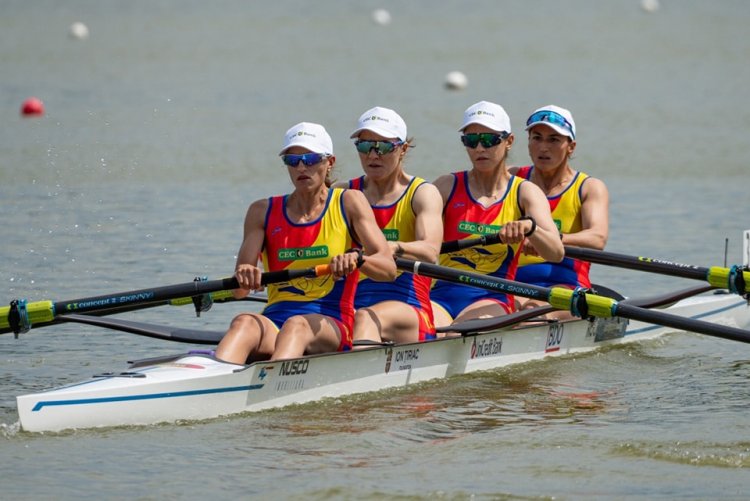 Șase medalii câștigate de România la Campionatele Europene de canotaj de la Plovdiv