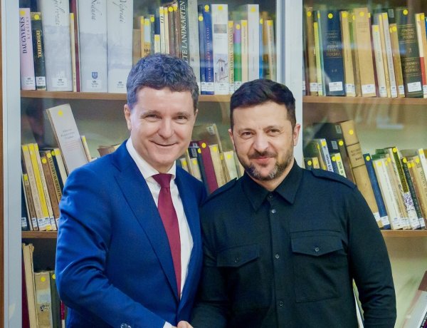 Nicuşor Dan spune că nu a vorbit cu Volodimir Zelenski despre drona explodată în Portul Constanţa: O vom face.