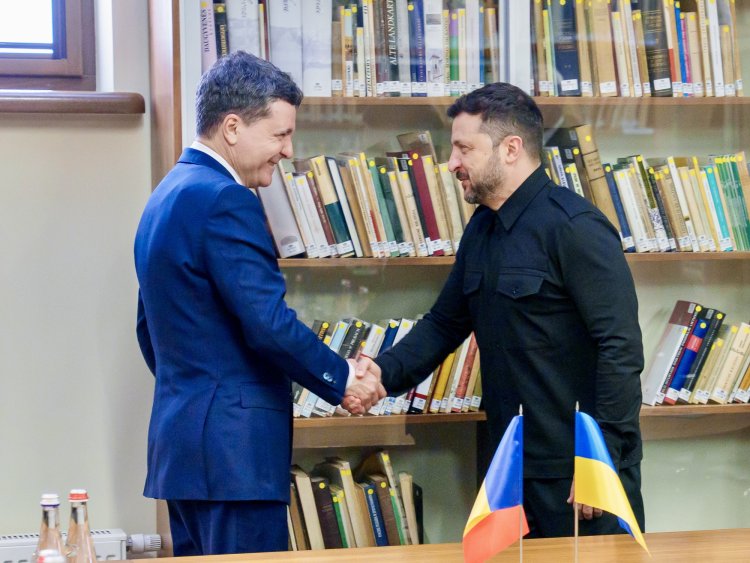 Nicușor Dan - întâlnire la Vilnius cu Volodimir Zelenski: România va continua să fie alături de Ucraina