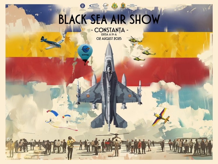 Aeronave militare și civile vor survola de Black Sea Air Show Constanța 2025