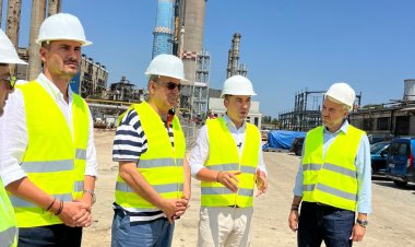 Ministrul Energiei, Bogdan Ivan, a verificat stadiul lucrărilor la noul CET Constanţa