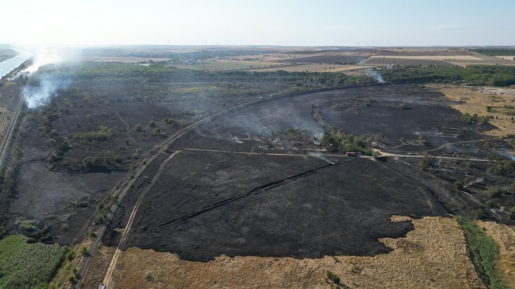 A fost descoperit cadavrul carbonizat al unui bărbat, în urma unui incendiu, la Medgidia