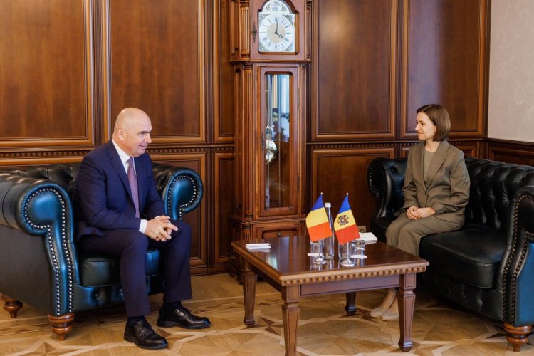 Întrevederea premierului Ilie Bolojan cu președinta Republicii Moldova, Maia Sandu