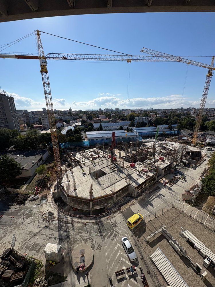 Au fost finalizate lucrările la cota 0 pentru noul spital, Mama și Copilul din Constanța