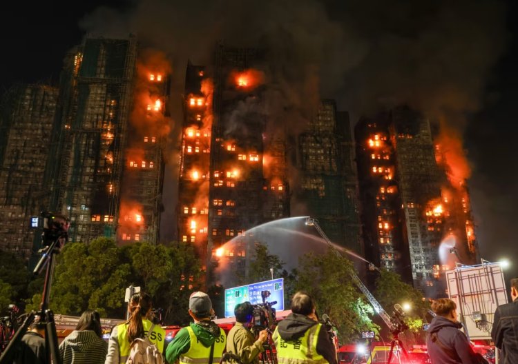 VIDEO Cel puțin 36 de persoane, decedate în incendiul de la un complex rezidențial din Hong Kong