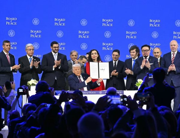 Donald Trump și-a lansat oficial, la Davos, Consiliul pentru Pace