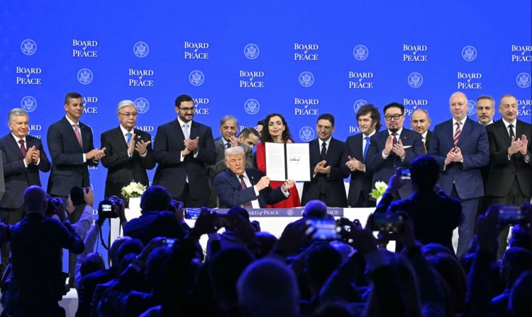 Donald Trump și-a lansat oficial, la Davos, Consiliul pentru Pace