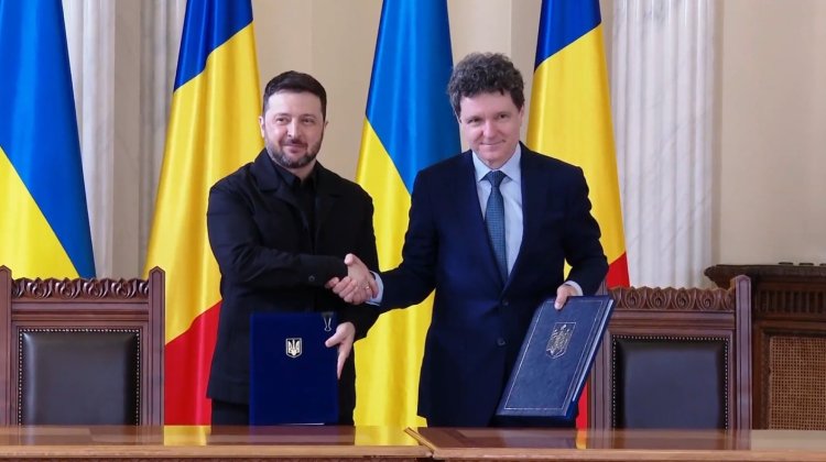Nicușor Dan și Volodimir Zelenski au semnat Parteneriatul strategic și alte documente în domeniul apărării și energiei