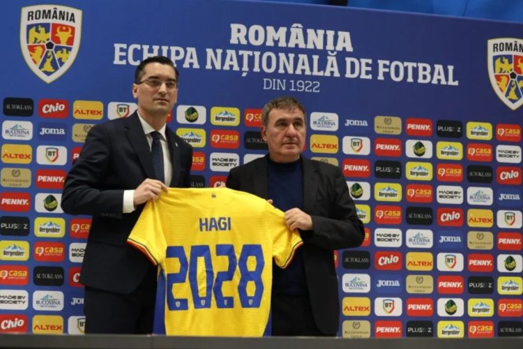 Gheorghe Hagi a fost numit selecționerul echipei naționale de fotbal a României