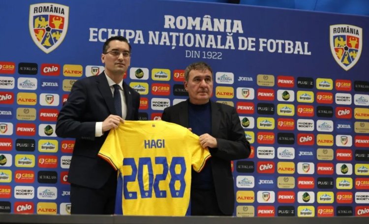 Gheorghe Hagi a fost numit selecționerul echipei naționale de fotbal a României