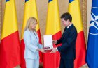 Nadia Comăneci, decorată cu Ordinul Național Steaua României în grad de Mare Cruce