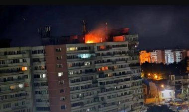 Dronă prăbușită pe un bloc la Galați
